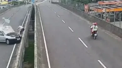 Video | Hombre muere tras ser arrollado en un puente