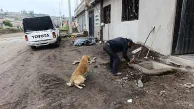 Barrio La Lolita de Riobamba en riesgo por lluvias