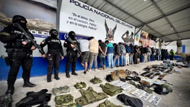 21 detenidos tras asalto armado en una fábrica de Patate.