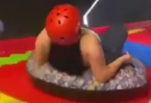 Video | Mujer muere al salir despedida de un tobogán