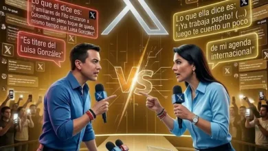 Daniel Noboa acusa a Luisa González de salir del país en toque de queda