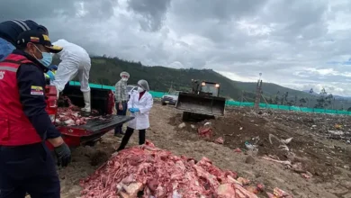 Camal clandestino de Chambo clausurado con 1.360 kg de carne