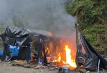 Ejército desarticula campo de minería ilegal en Gualaquiza.