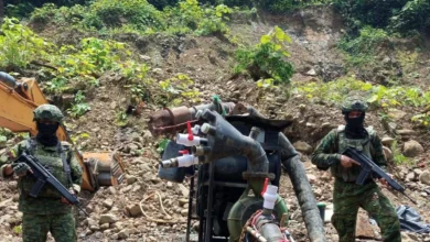 Ejército desarticula campo de minería ilegal en Méndez.