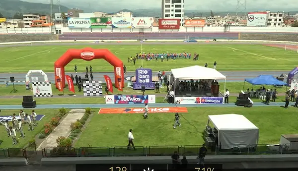 EN VIVO I Ex glorias de Olmedo vs ex glorias de la FDCH. FUENTE: Captura de Pantalla.