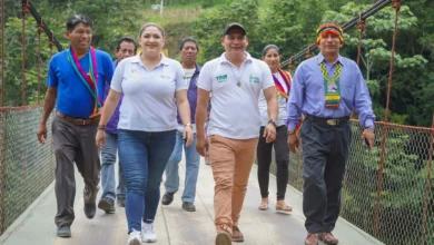 Inicia construcción del puente sobre el río Upano en Sucúa.