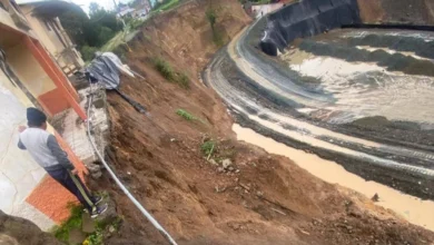 Chimbo socavón en Tambán pone en riesgo a sus habitantes.
