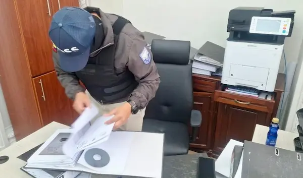 Allanamiento en oficinas del municipio 