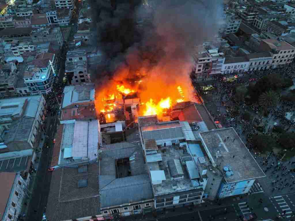 Incendio Riobamba 15 de agosto 2026