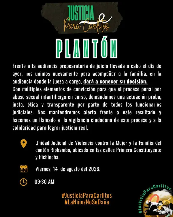 ¿Por qué se convoca al plantón?